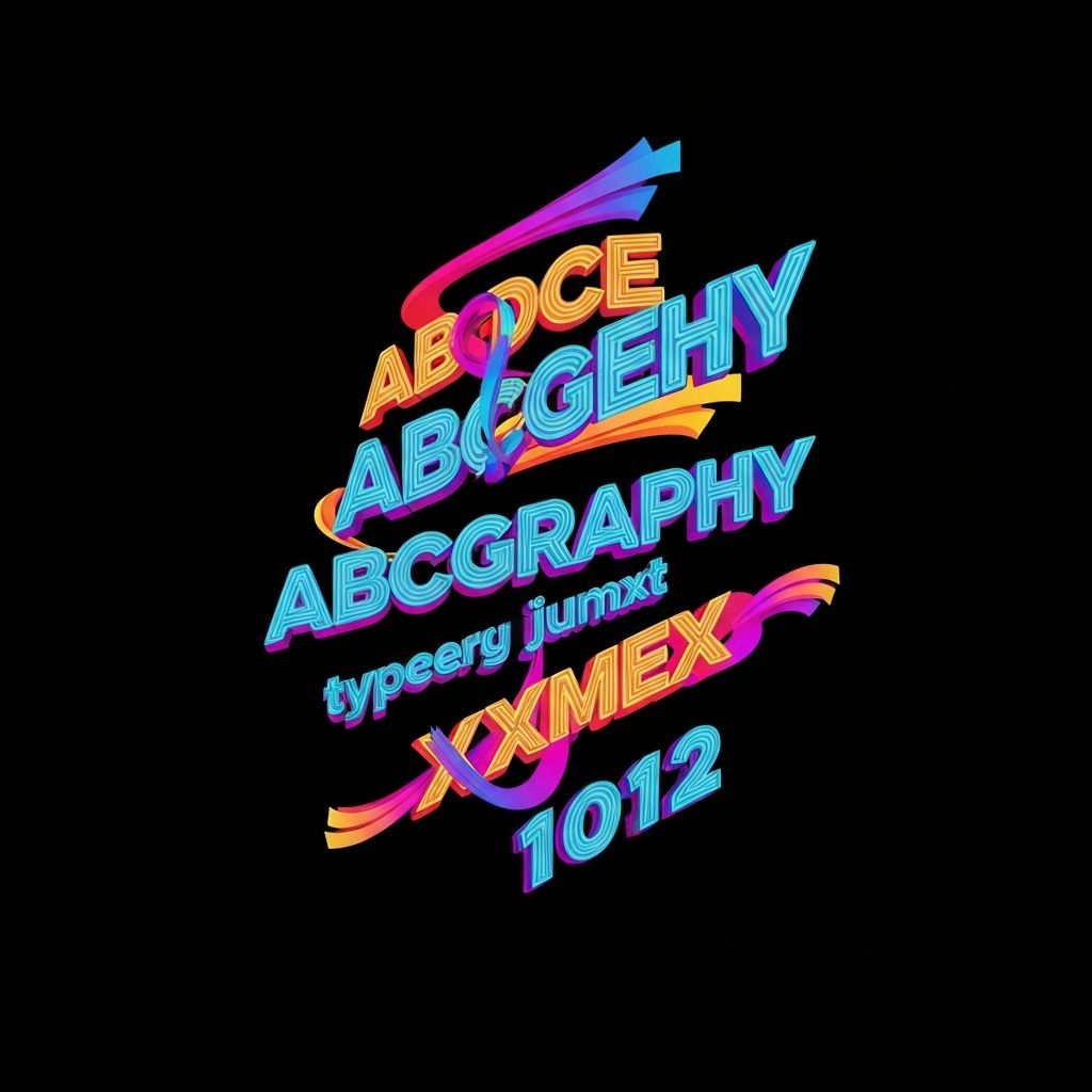 AI Typeface Animation