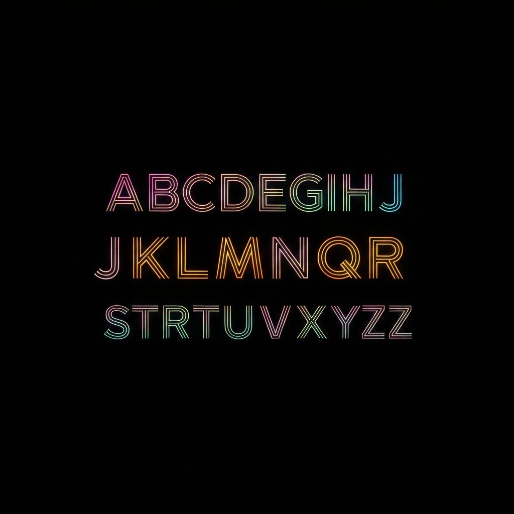AI Typeface Animation - Kinetic Typography Examples